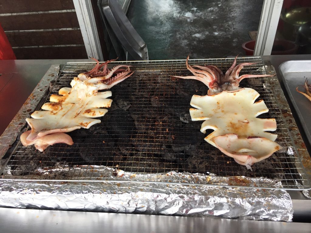 jeju island grilled squid