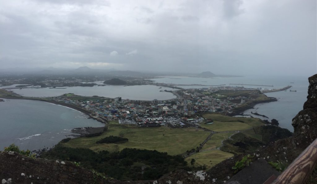 jeju island seongsan ilchulbong views