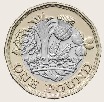a close-up of a coin