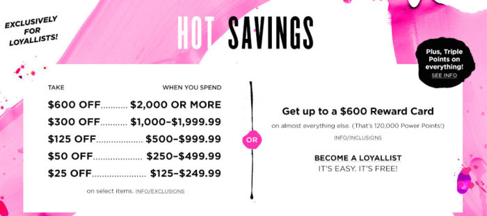 $600 off or Gift card Bloomingdales