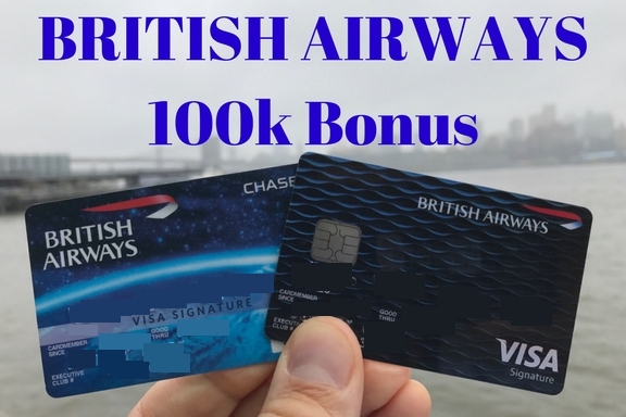 British Airways 100k Bonus Visa Offer