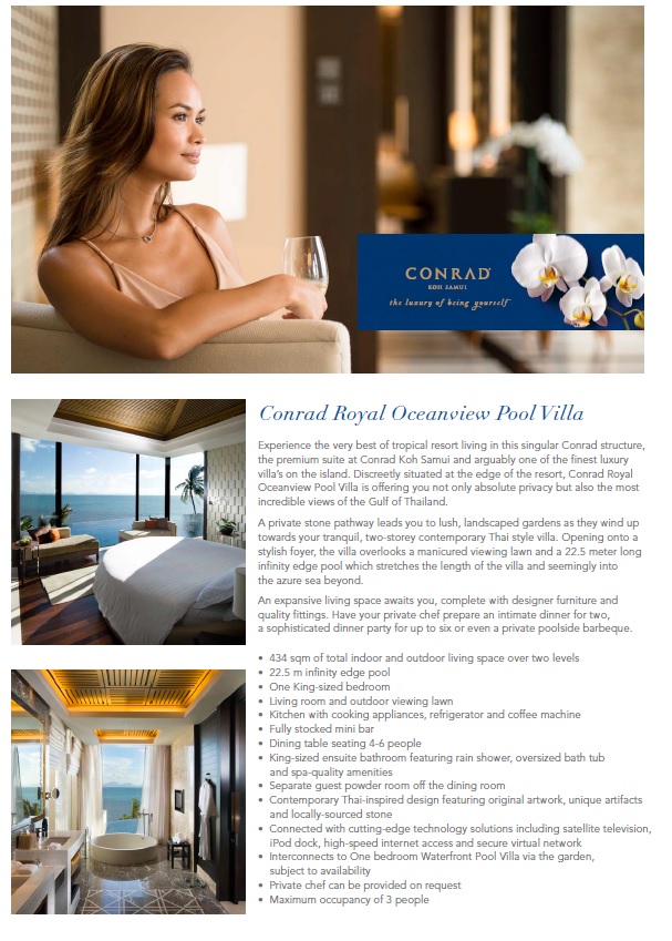 Conrad Koh Samui Overview