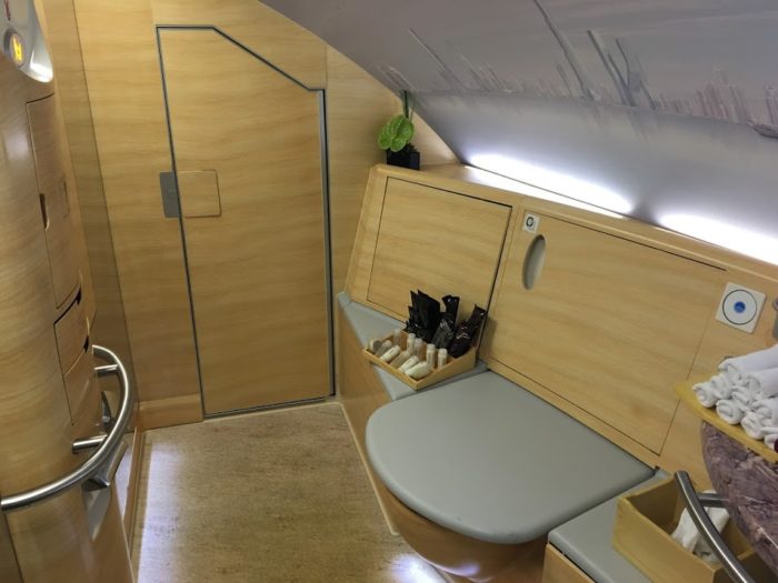 Emirates First Class Bathroom