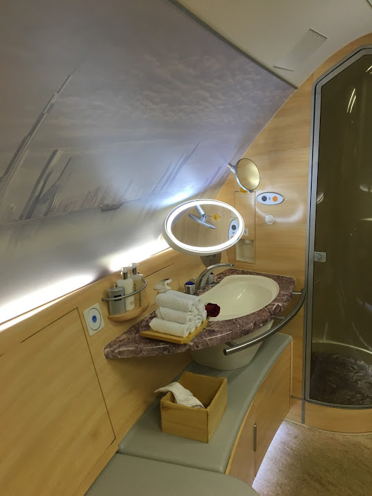 Emirates First Class Bathroom