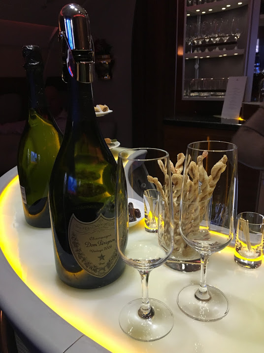 Emirates First Class Dom Perignon