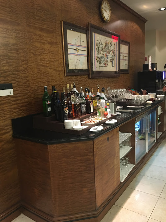 Emirates JFK First Class Lounge Liquor
