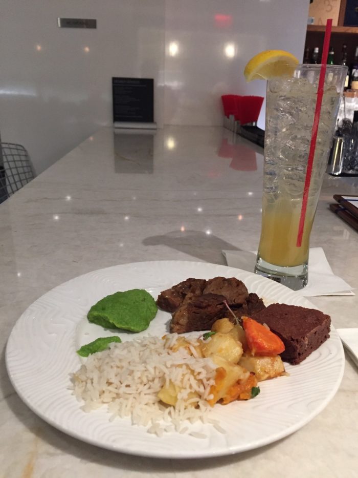 Dinner American Express Centurion Lounge LaGuardia LGA