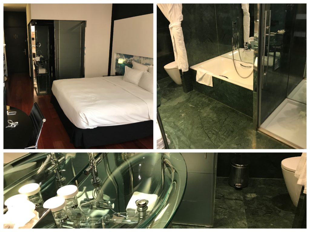 a collage of a bathroom