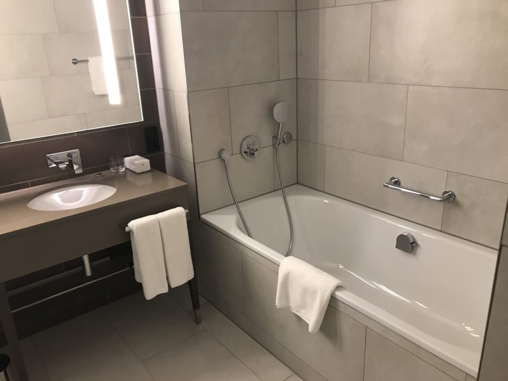 a bathroom with a sink and bathtub