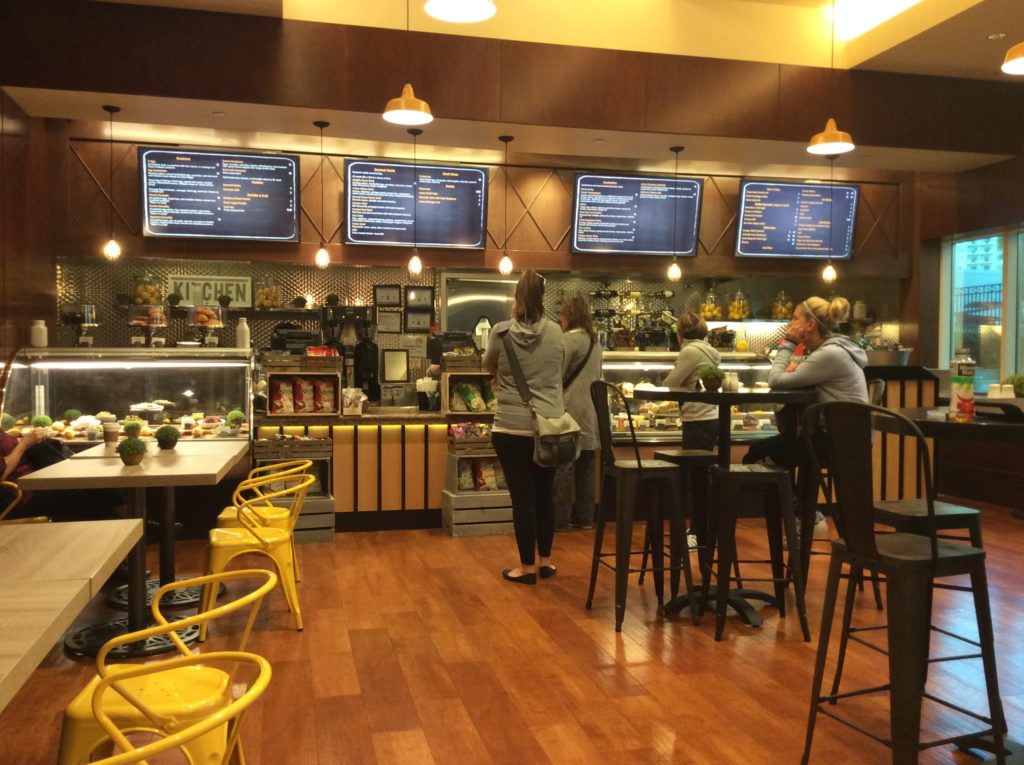 people in a restaurant