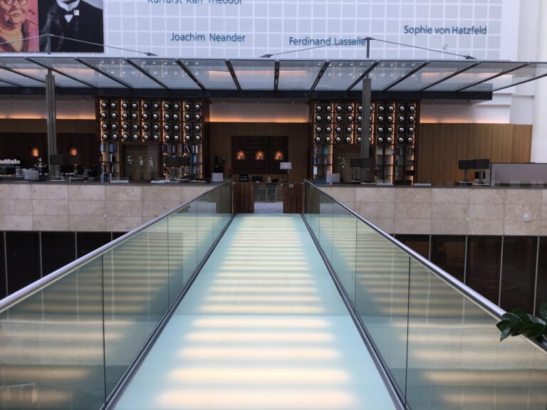 a walkway leading to a building