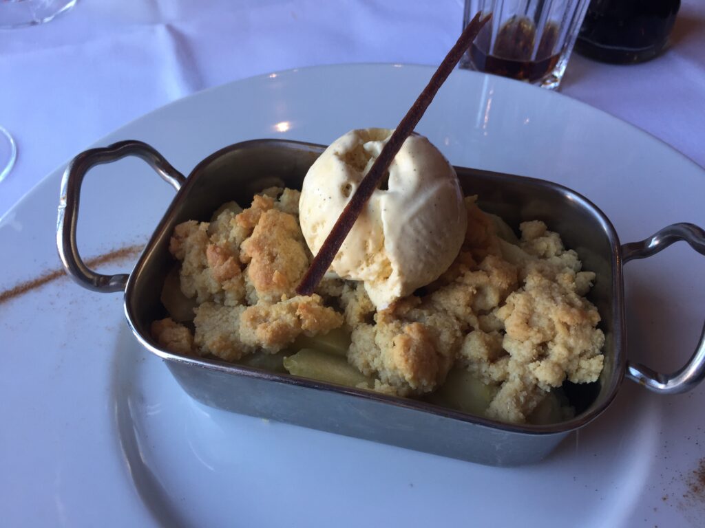 a dish of food on a plate