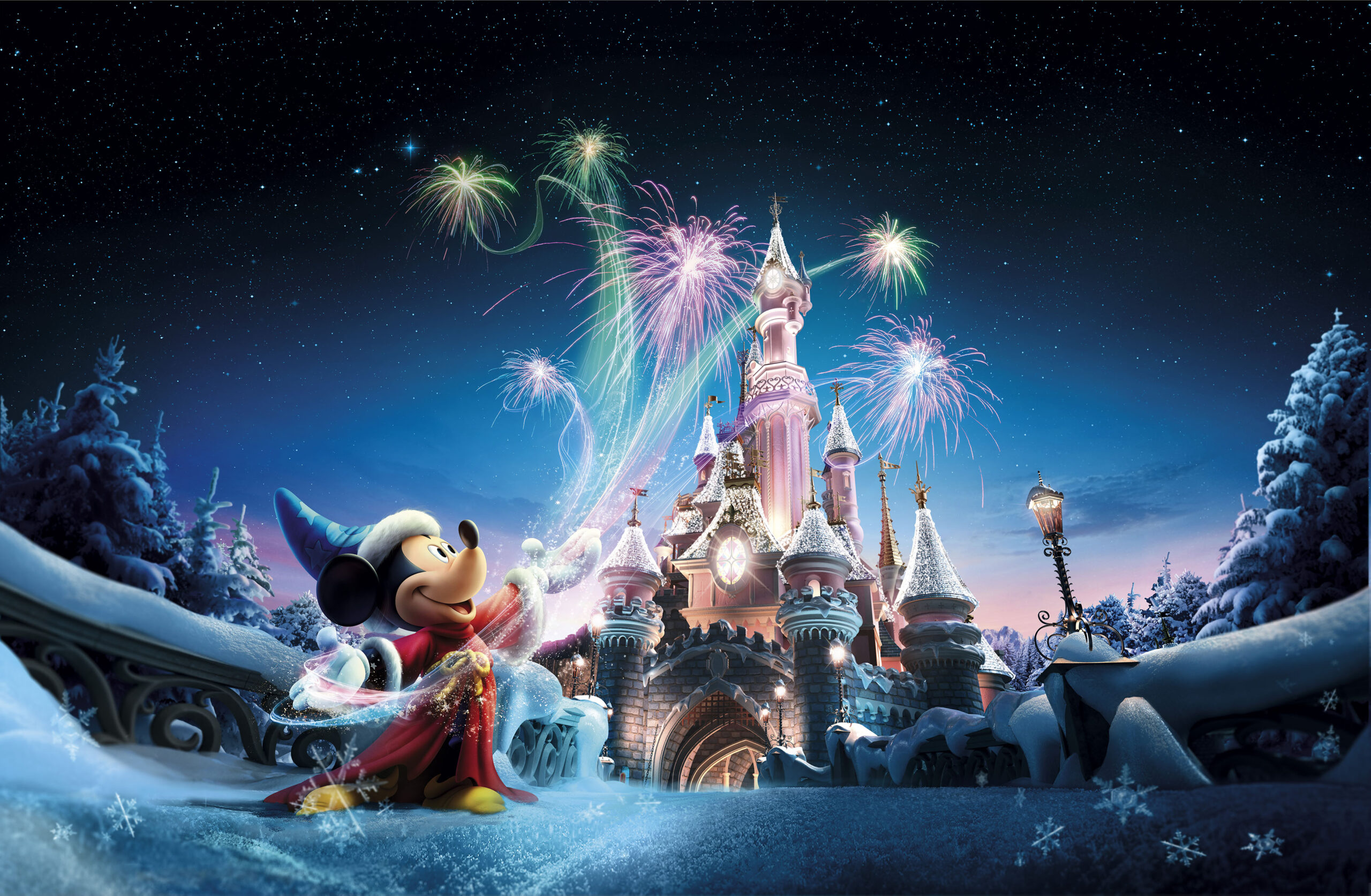 a cartoon character in front of a castle