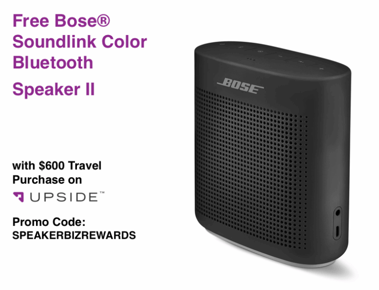 Free Bose Bluetooth Speaker II-min
