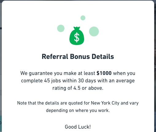 Postmates Fleet Driver $1000 Bonus
