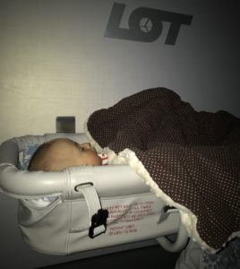 traveling with infant lap child bassinet