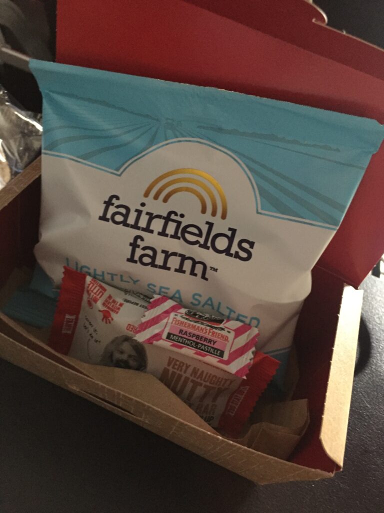 a box of food in a box