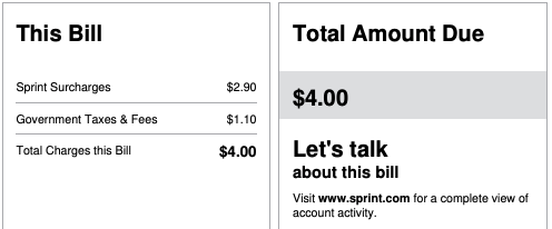 sprint free year bring your own device bill